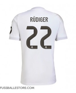 Günstige Real Madrid Antonio Rudiger #22 Heimtrikot 2025-26 Kurzarm